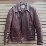 Aero Leather 1930s Half Belt Steerhide Leatherjacket in Oxblood
