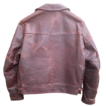 Aero Leather Co. Highwaymen Leather Jacket 44 back view.