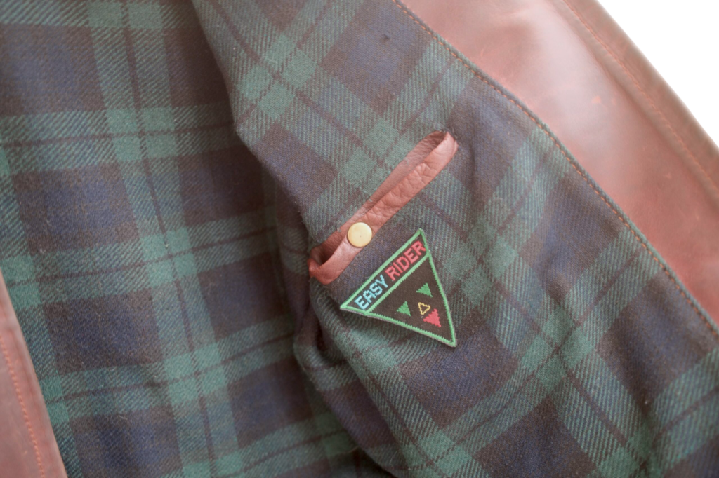 Aero Leather Co. Highwaymen Leather Jacket 44 detail2 view.