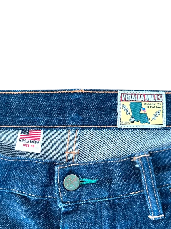 Left Field NYC Selvedge Denim detail view, Curated by stable studios