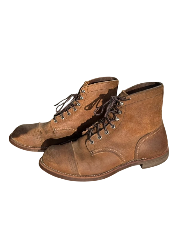 Red Wing Shoes Iron Ranger 8083 41 front view. curated secondhand from Stable Studios