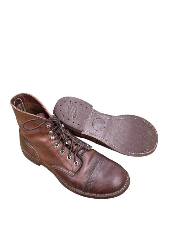 Red Wing Shoes Iron Ranger 8111 42 front view. curated secondhand from Stable Studios